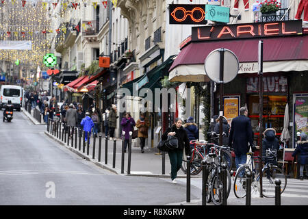 Rue des Martyrs - Paris 9e - France Banque D'Images