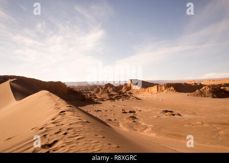 Vallée de la Lune, Désert d'Atacama, Chili Banque D'Images