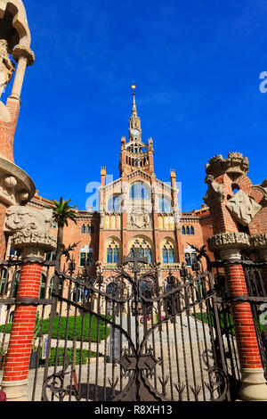 Recinte modernista de Sant Pau complexe de l'art nouveau. Ancien hôpital, Barcelone, Catalogne, Espagne Banque D'Images