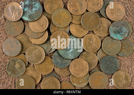 D'anciennes pièces, Inde Banque D'Images