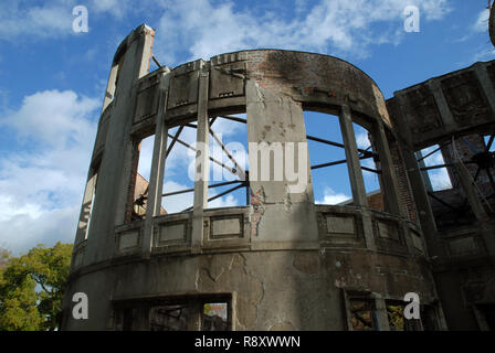 Dôme de la bombe atomique, l'UNESCO World Heritage Site, Hiroshima, dans l'ouest de Honshu, Japon, Asie. Banque D'Images