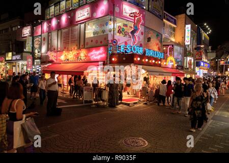 L'île de Honshu, Japon, Tokyo, Shibuya District, Takeshita Street Banque D'Images