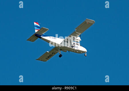 Autour de l'UK - Volant pour les îles Scilly par Skybus Banque D'Images