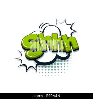 Bande dessinée collection texte effets de son style pop art Illustration de Vecteur