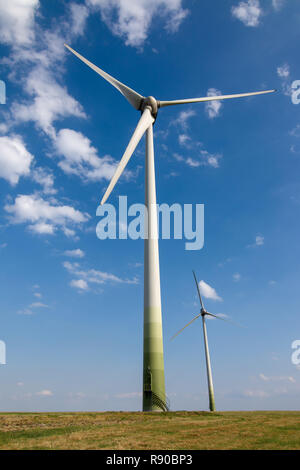 Image de l'eco power, wind power plant - éolienne - Énergie propre Banque D'Images