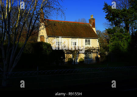 Jolie maison à Old Warden, Bedfordshire Banque D'Images