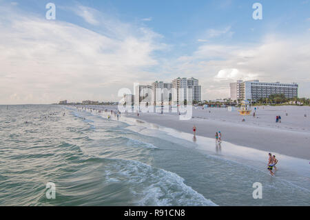 La plage de Clearwater, Floride Banque D'Images