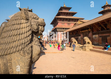 Durbar Square à Patan près de Katmandou, Népal Banque D'Images