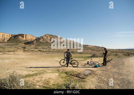 Autour de Bardenas Reales, Navarra (Espagne) Banque D'Images