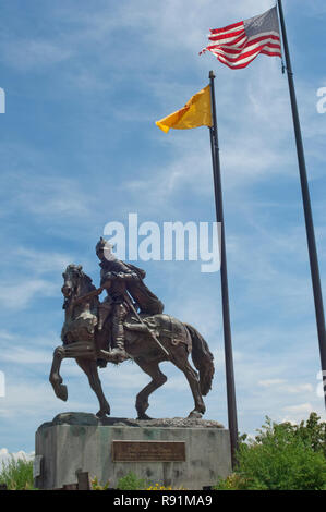 Don Juan de onner Memorial dans le Nouveau Mexique, qu'il a colonisé pour l'Espagne. Photographie numérique Banque D'Images