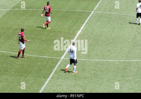 Manchester United vs AS Roma lors de la concurrence en France. Banque D'Images