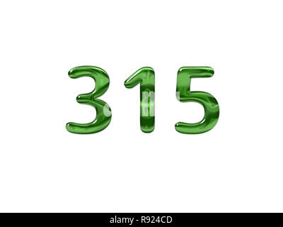 Numéro 315 Banque d'images détourées - Alamy