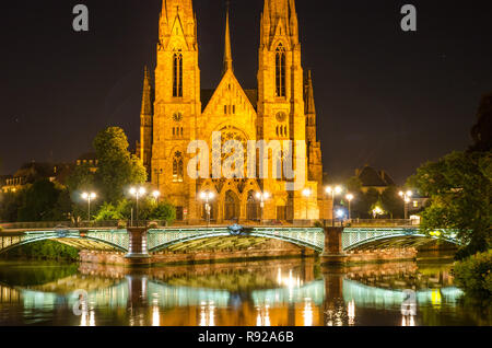 Saint Paul's Church à Strasbourg Banque D'Images