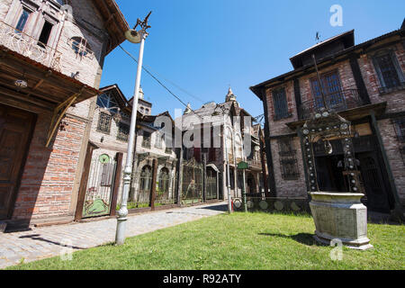 Le village de Campanopolis éclectique. Gonzales Catan, Buenos Aires, Argentine. Banque D'Images