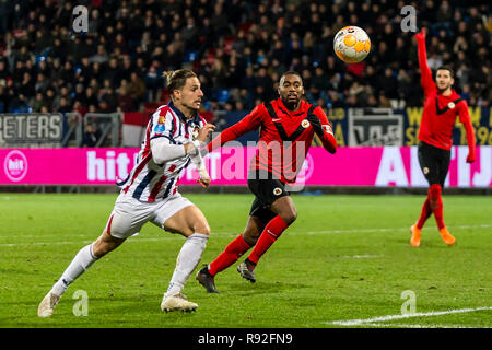 TILBURG - 18-12-2018, Koning Willem II stadion néerlandaise de football saison 2018 / 2019 de l'Eredivisie. 8e de la finale du tournoi de la coupe TOTO K.N.V.B. pendant le match Willem II - AFC. Banque D'Images