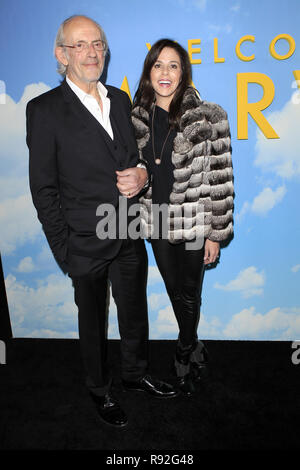 Los Angeles, CA, USA. Dec 10, 2018. LOS ANGELES - jan 10 : Christopher Lloyd, Jane Walker du bois à la ''Bienvenue à Marwen'' Premiere à l'ArcLight Hollywood le 10 décembre 2018 à Los Angeles, CA : Crédit Kay Blake/ZUMA/Alamy Fil Live News Banque D'Images