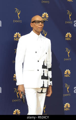 Los Angeles, CA, USA. 17 Sep, 2018. LOS ANGELES - jan 17 : RuPaul au Emmy Awards 2018 Les arrivées au Théâtre de Microsoft le 17 septembre 2018 à Los Angeles, CA : Crédit Kay Blake/ZUMA/Alamy Fil Live News Banque D'Images