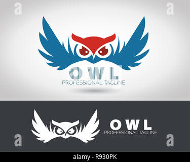 Logo Owl Banque D'Images