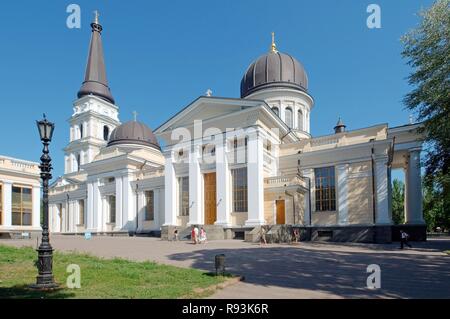 Cathédrale Orthodoxe d'Odessa ou Cathédrale Spaso-preobrajensky, Odessa, Odessa, Ukraine Banque D'Images