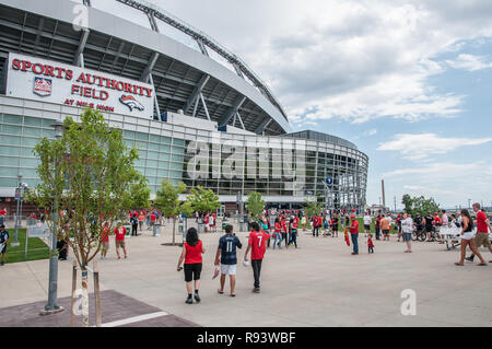 Photographié lors d'une coupe à Denver, Colorado, où Manchester united a joué contre AC Roma. Banque D'Images
