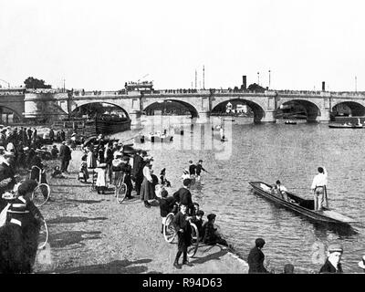 Bridge, Kingston on Thames Banque D'Images