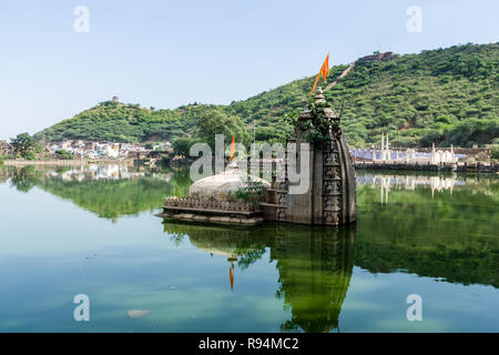 Nawal Sagar Lake, Bundi, Rajasthan, Inde Banque D'Images