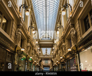 Le passage du Nord décoration nord 'Galerie' à Bruxelles vieille ville, Belgique Banque D'Images