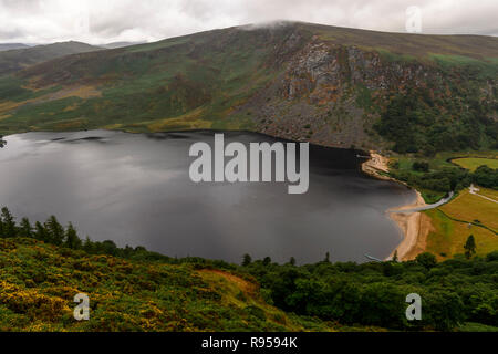 Lough Tay, dans les montagnes de Wicklow, Irlande Banque D'Images