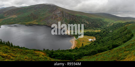 Lough Tay, dans les montagnes de Wicklow, Irlande Banque D'Images