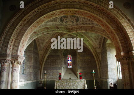 St George's Church. Hampnet. Le Macmillan Way. Sentier de longue distance. Le Gloucestershire. Des Cotswolds. L'Angleterre. UK Banque D'Images