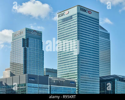 Canary Wharf Banque D'Images