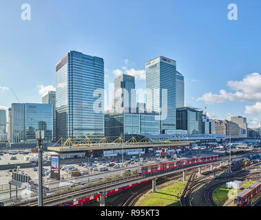 Canary Wharf Banque D'Images