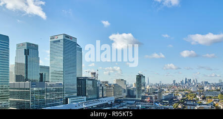 Canary Wharf Banque D'Images