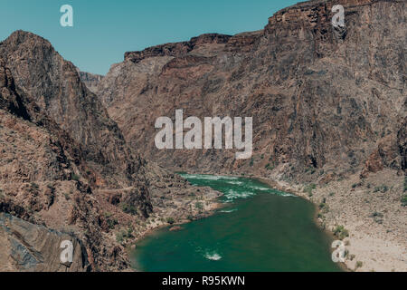 Le livre vert de la rivière Colorado dans le Grand Canyon au Parc National du Grand Canyon en Arizona Banque D'Images