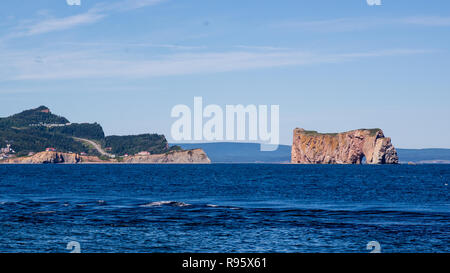 Rocher Percé en Gaspésie Québec Canada Banque D'Images