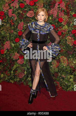 Evening Standard Theatre Awards au Theatre Royal Drury Lane, London comprend : Ellie Bamber Où : London, Royaume-Uni Quand : 18 Nov 2018 Source : WENN.com Banque D'Images