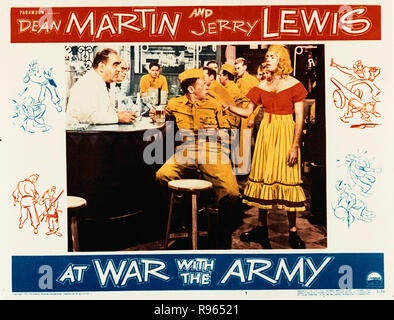 En guerre avec l'armée, aka : Krach mit der Kompanie, USA 1950, Regie : Hal Walker, acteurs : Dewey Robinson, Mike Kellin, Jerry Lewis Banque D'Images