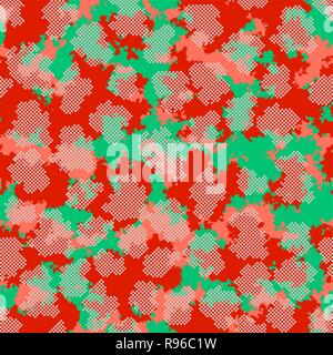 Camo mode design. Les nuages couleur motif transparent vecteur. Motif de tissu camouflage très tendance. Illustration de Vecteur