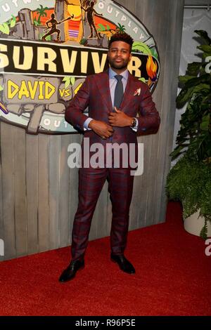 Los Angeles, CA, USA. Dec 19, 2018. Dvie Rickenbacker aux arrivées de survivant : David contre Goliath Finale de la saison, CBS Television City, Los Angeles, CA, 19 décembre 2018. Credit : Priscilla Grant/Everett Collection/Alamy Live News Banque D'Images