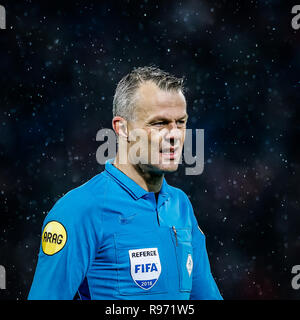 ROTTERDAM , Pays-Bas , 20-12-2018 , stade De Kuip, Football , Saison 2018/2019 , Toto néerlandaise KNVB Beker , Feyenoord - FC Utrecht , résultat final 1-0 , Arbitre Bjorn Kuipers Banque D'Images