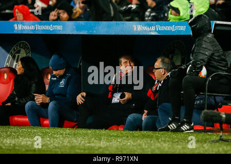 ROTTERDAM , Pays-Bas , 20-12-2018 , stade De Kuip, Football , Saison 2018/2019 , Toto néerlandaise KNVB Beker , Feyenoord - FC Utrecht , résultat final 1-0 Gagnants , Vriendenloterij Banque D'Images