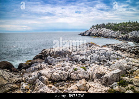 Le charmant port de canard Isle au Haut dans l'Acadia National Park, Maine Banque D'Images