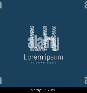 Première lettre LX Modèle logo Vector Design. Résumé lettre logo design Illustration de Vecteur
