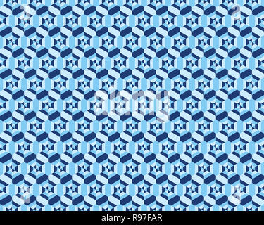 Camouflage géométrique motif transparent hexagonale, vector illustration Banque D'Images