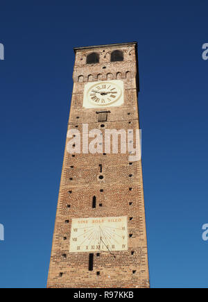 Torre Civica (sens beffroi) à Grugliasco, Italie Banque D'Images