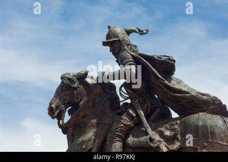 Don Juan de onner Memorial dans le Nouveau Mexique, qu'il a colonisé pour l'Espagne. Photographie numérique Banque D'Images