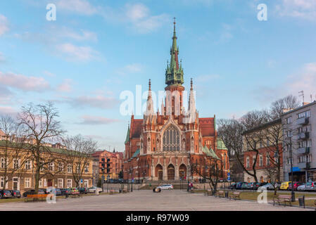 Eglise St Joseph - une église catholique romaine en partie centre-sud de Cracovie, Pologne Banque D'Images