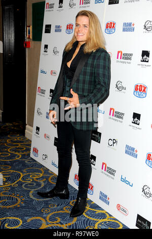 Les arrivées à l'Nordoff Robbins Championship Boxing Le dîner, tenue à l'hôtel Hilton de Londres à Londres. En vedette : Gio Spano Où : London, Royaume-Uni Quand : 19 novembre 2018 Source : WENN.com Banque D'Images