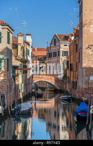 Venise, Italie - 23 mars, 2018 Jour : vue sur le canal de Venise, Italie Banque D'Images