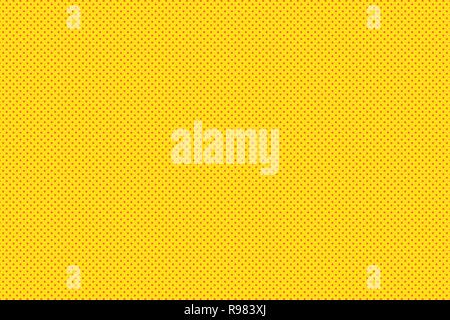 Le Pop Art l'arrière-plan. Retro dotted background. Vector illustration. Pop art jaune demi-ton motif. Illustration de Vecteur
